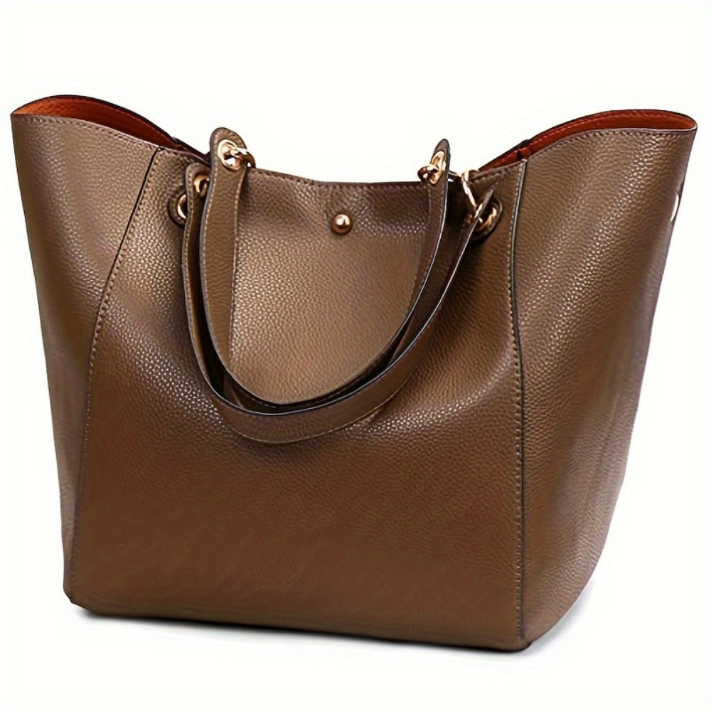 Tote Bag for Women – PU Leather, Large Capacity, for Travel & Work – detail view 18