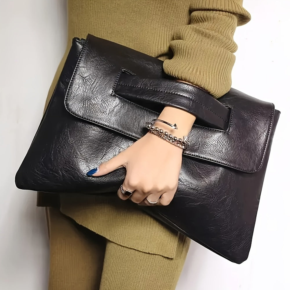 Tote Bag for Women – PU Leather, Large Capacity, for Everyday Use – front view