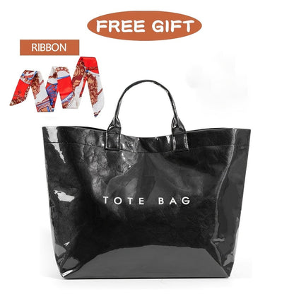 Tote Bag for Women – PU Leather, Large Capacity, for Travel – detail view 17