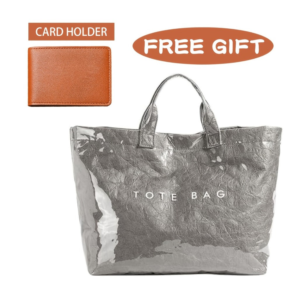 Tote Bag for Women – 9 Colors, PVC, for Travel & Work – detail view 10