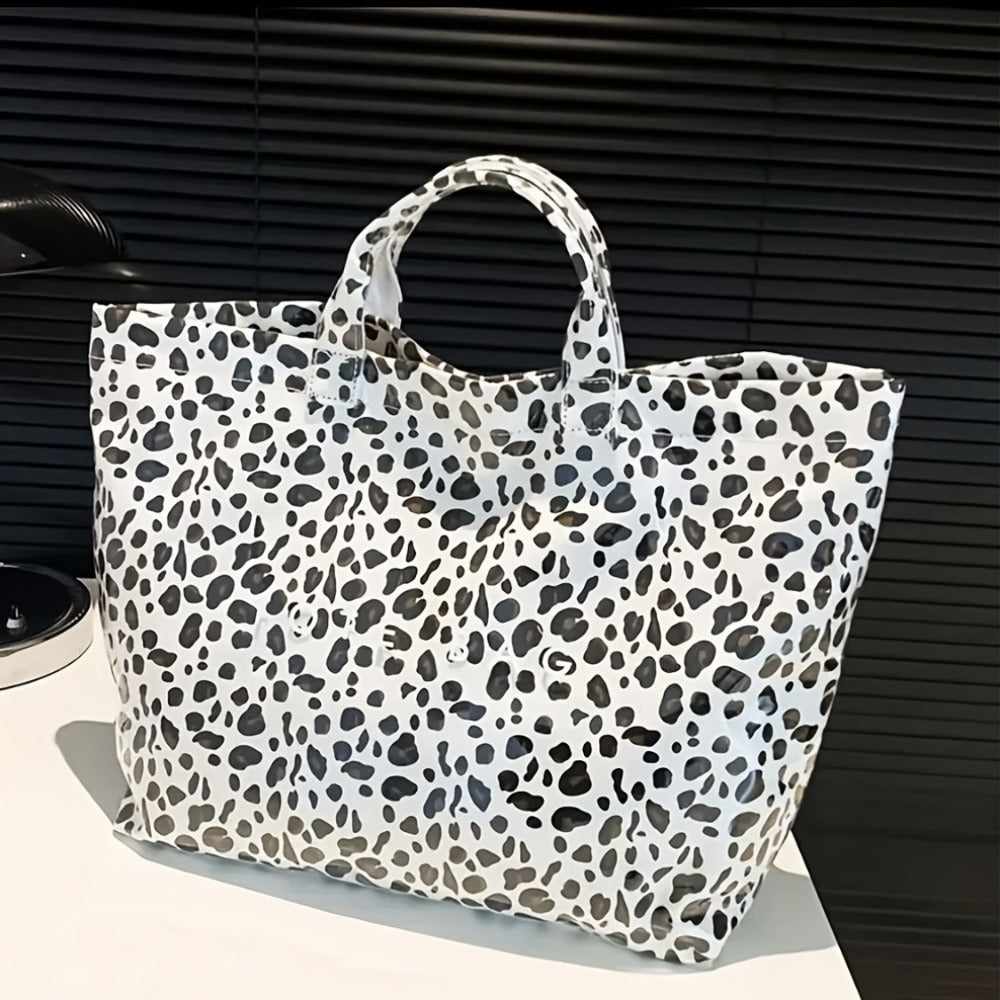 Tote Bag for Women – PVC, Large Capacity, Waterproof, for Travel & Work – detail view 14