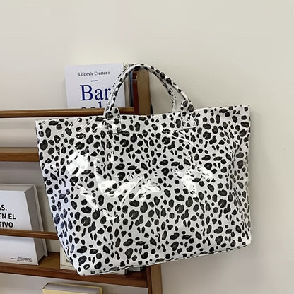Tote Bag for Women – PVC, Large Capacity, Waterproof, for Travel & Work – detail view 6