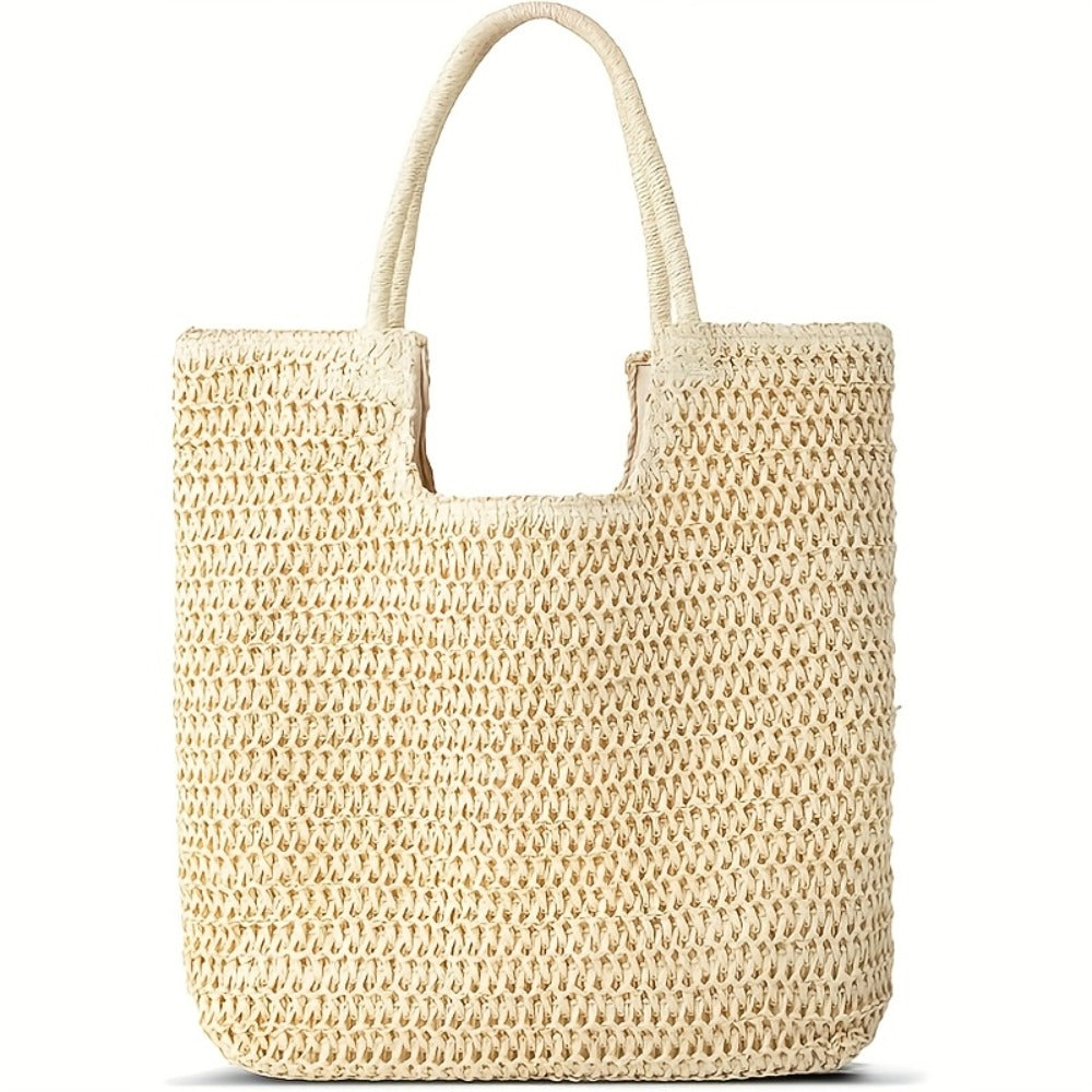 Tote Bag for Women – Straw, Large Capacity – detail view 2