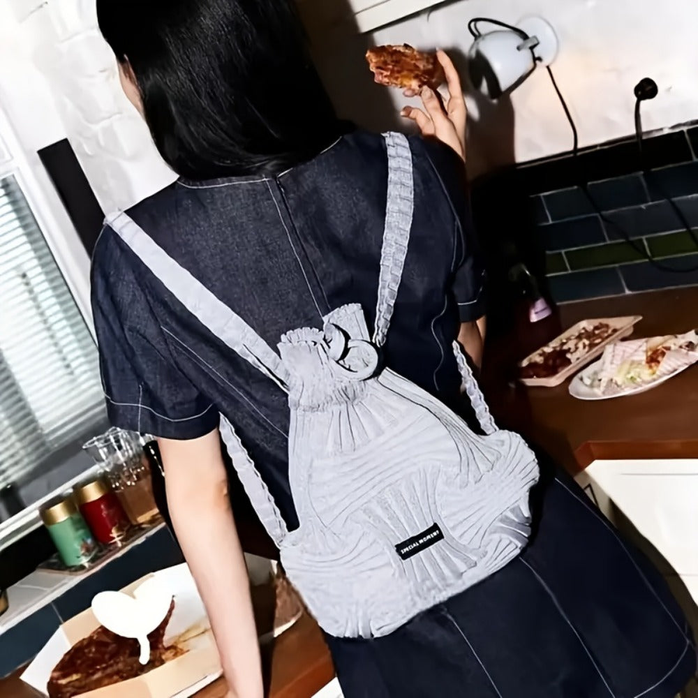 Tote Bag for Women – for Travel & Everyday Use, Knitted Top Handle Korean Aesthetic – detail view 5