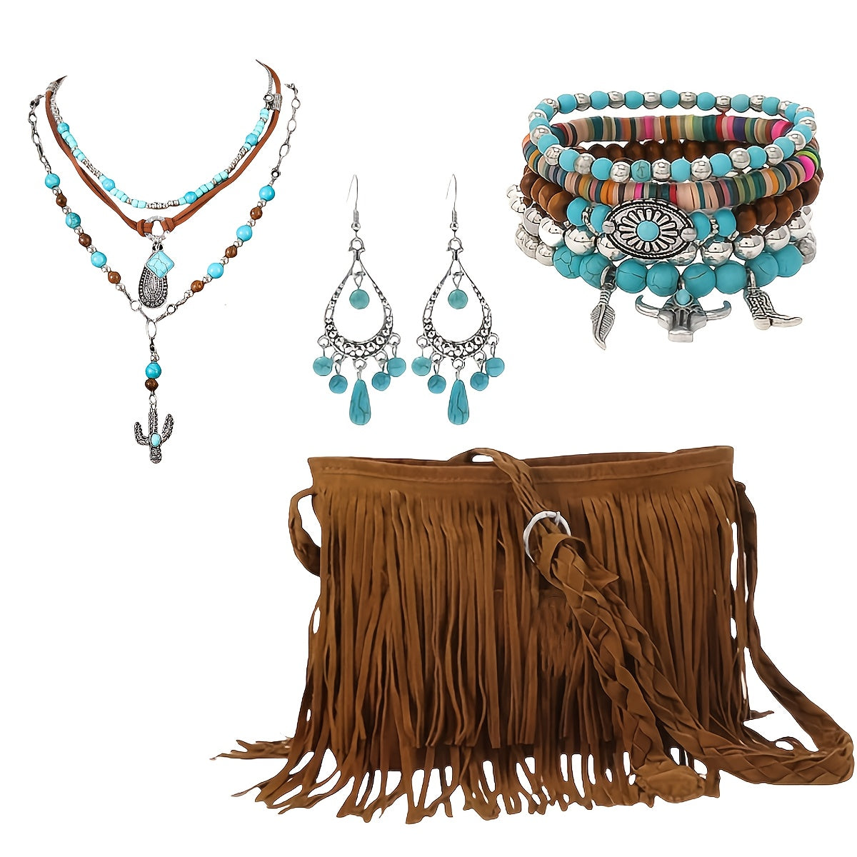 Women's Wallet – 10PCS, Western Style Gift Set 10pcs – detail view 13