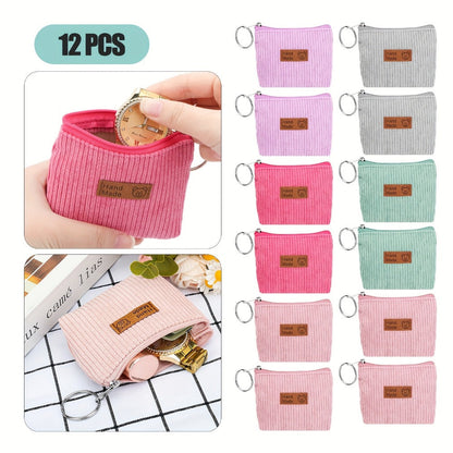 Women's Wallet – 12 Pack, Corduroy – front view