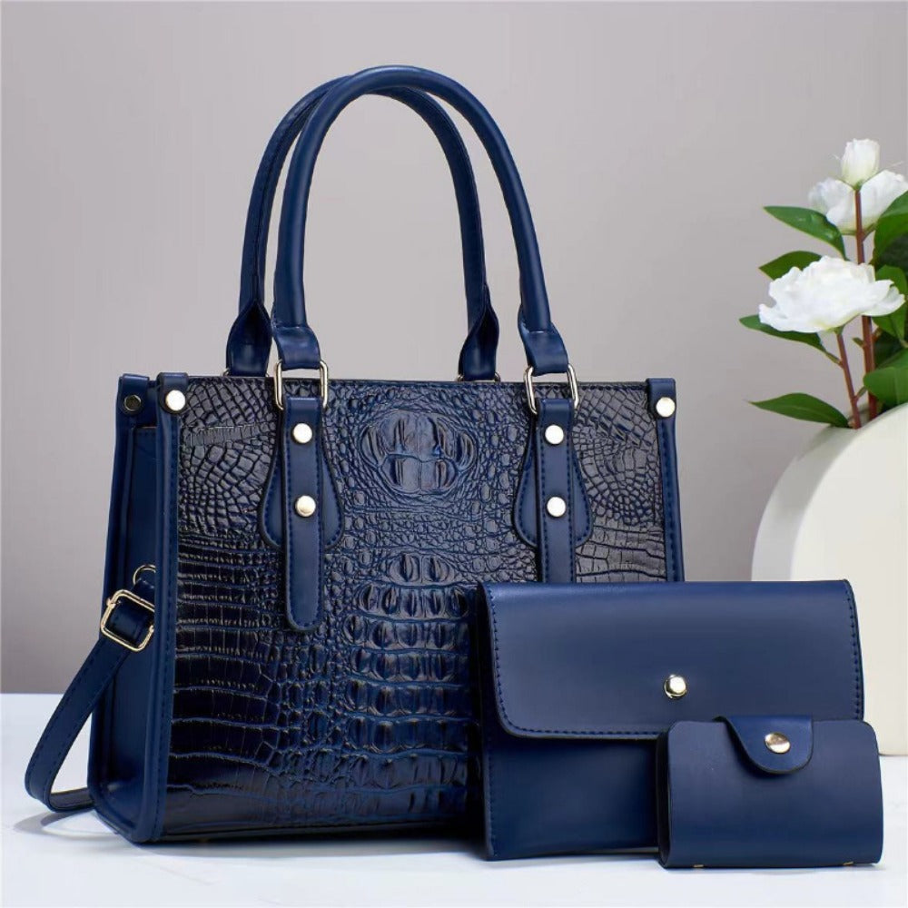 Women's Wallet – 3-Piece, 4 Colors, PU Leather, Large Capacity – detail view 5