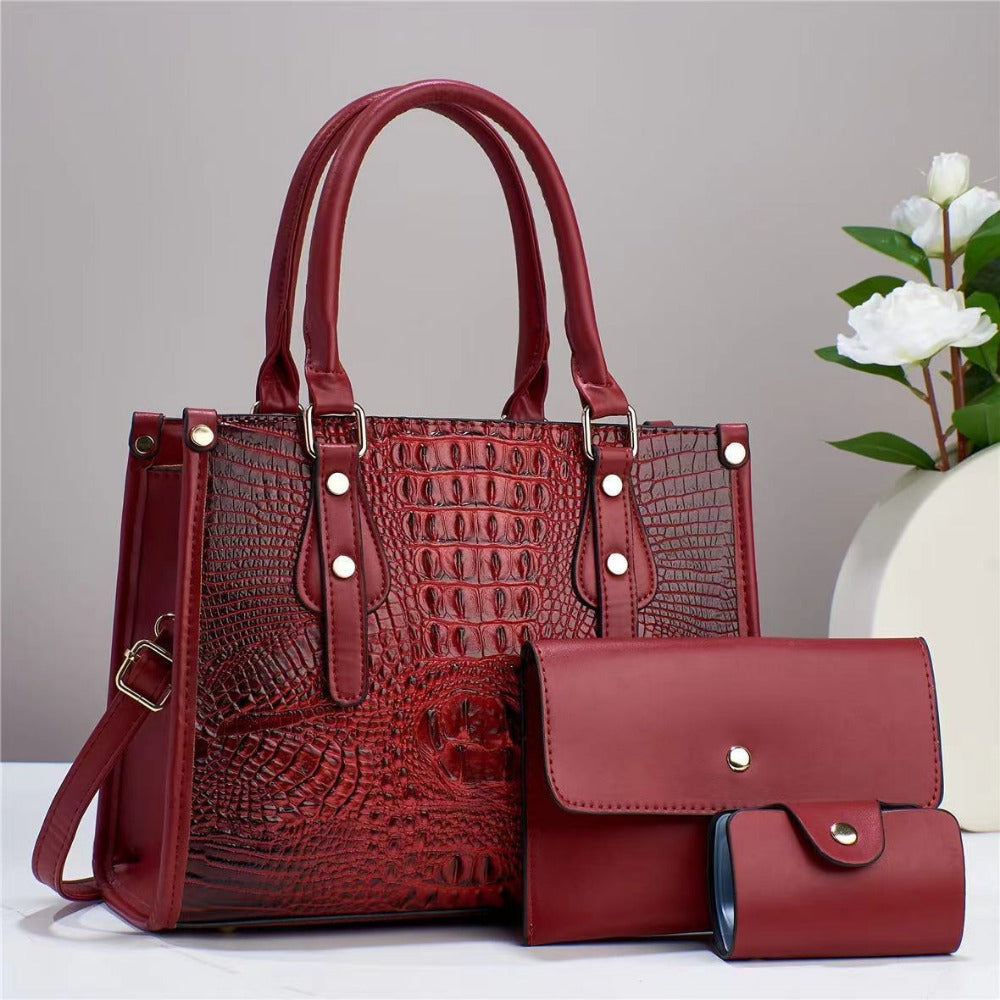 Women's Wallet – 3-Piece, 4 Colors, PU Leather, Large Capacity – detail view 11