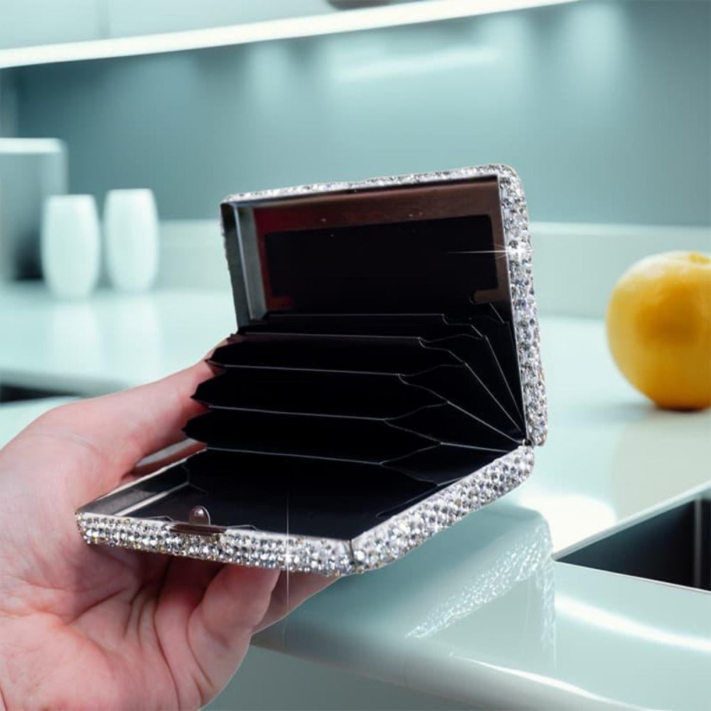 Women's Wallet – Aluminum Alloy Card Holder Anti – detail view 2