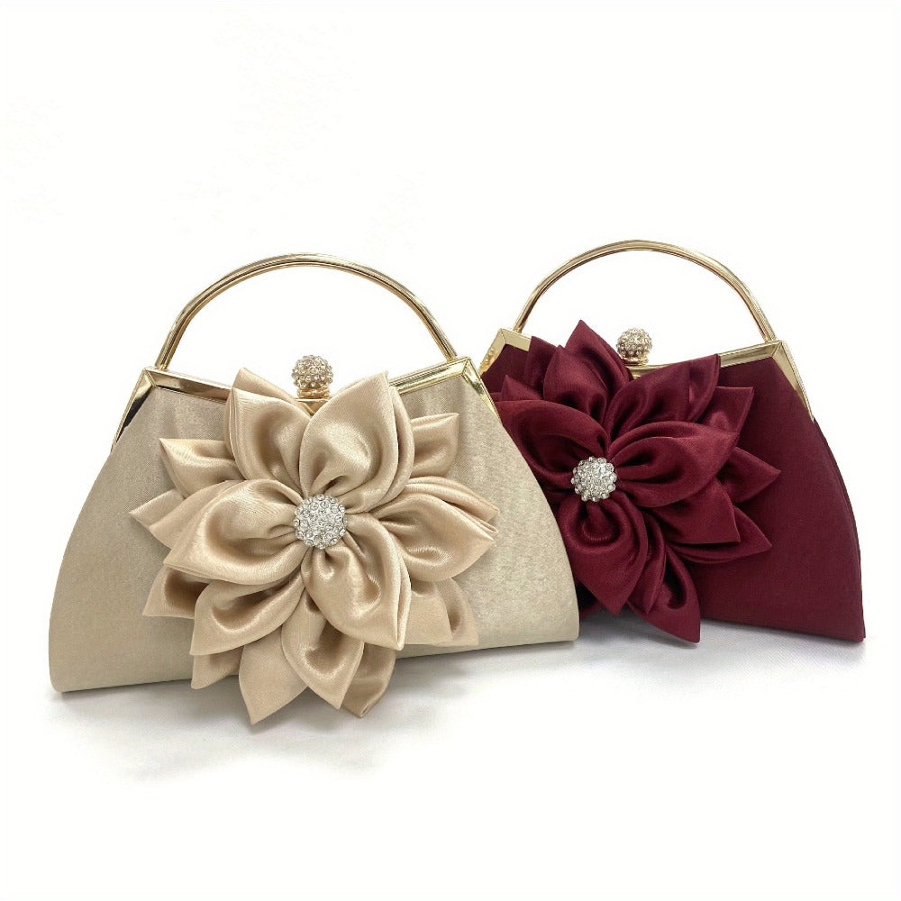 Women's Wallet – Beaded Flower Evening Vintage Clutch – detail view 31