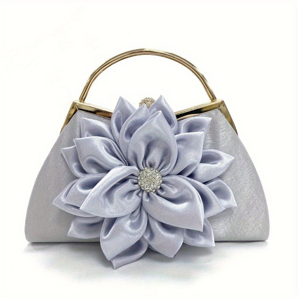 Women's Wallet – Beaded Flower Evening Vintage Clutch – detail view 8