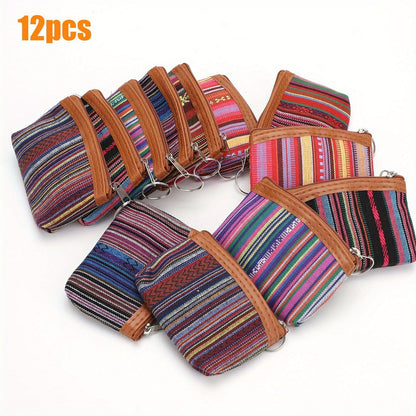 Women's Wallet – Ethnic Fabric Coin Set Of – front view - product view 9