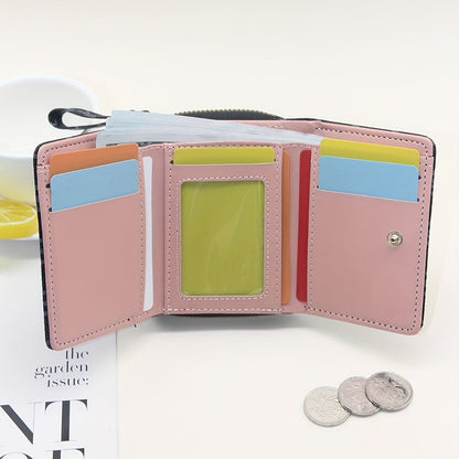 Women's Wallet – for Everyday Use, Designer Letter Print Trifold Fashionable – detail view 4