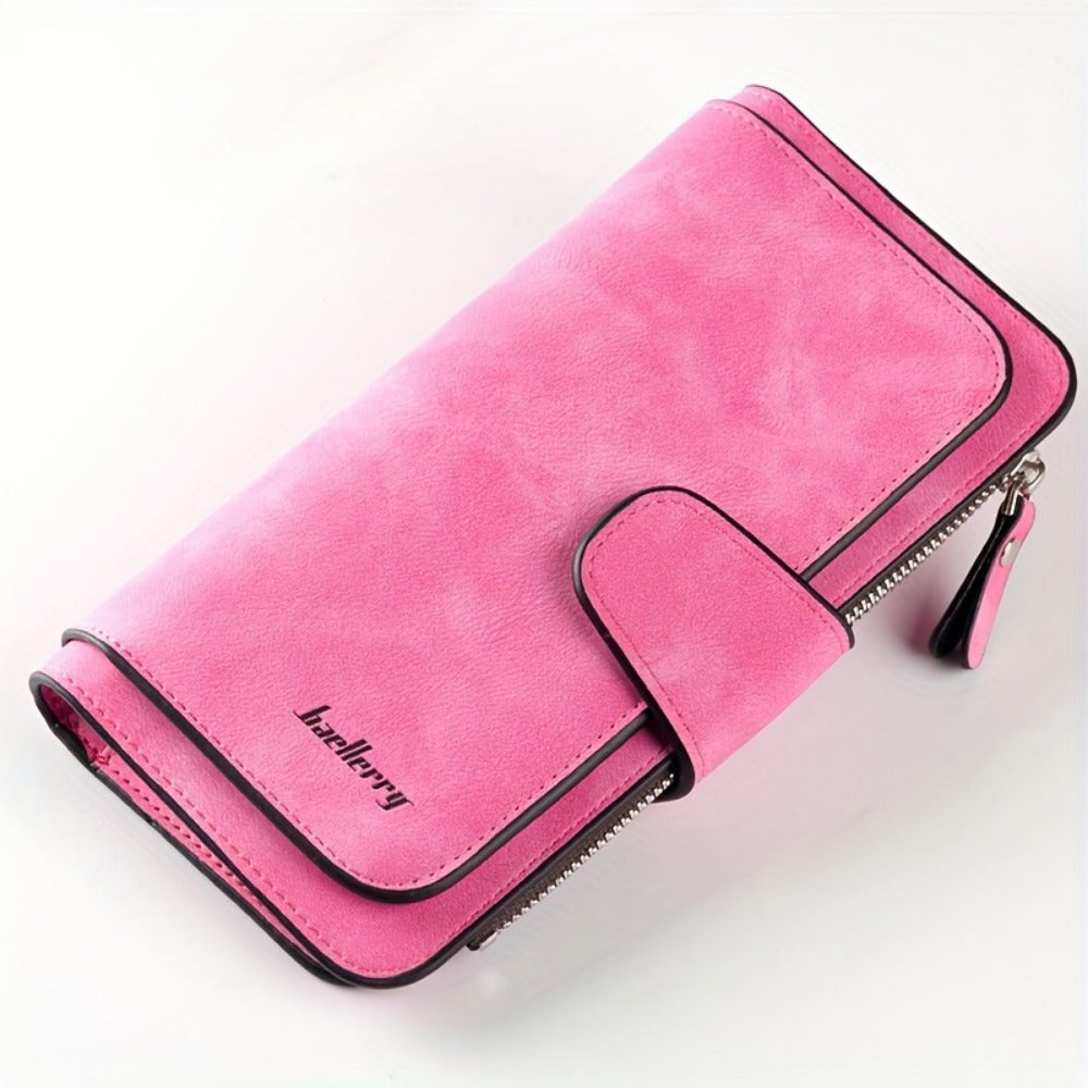 Women's Wallet – for Everyday Use, Trifold Long Card Slots Synthetic – detail view 5