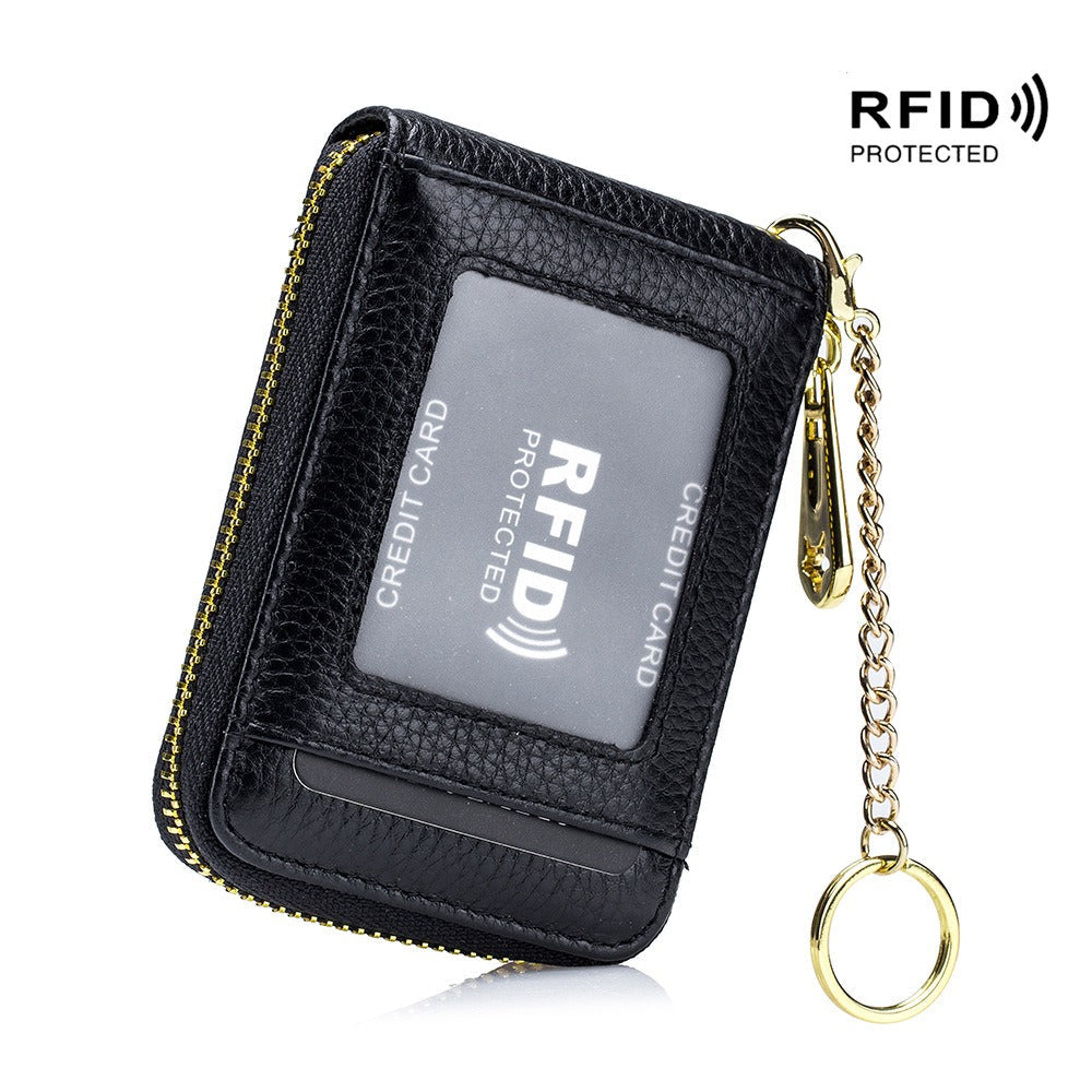 Women's Wallet – for Everyday Use, Zip Around Rfid Chain Multi – detail view 6