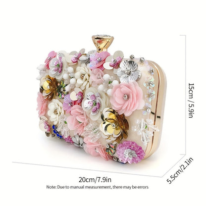 Women's Wallet – Floral Small Square Handheld Fairy – detail view 5