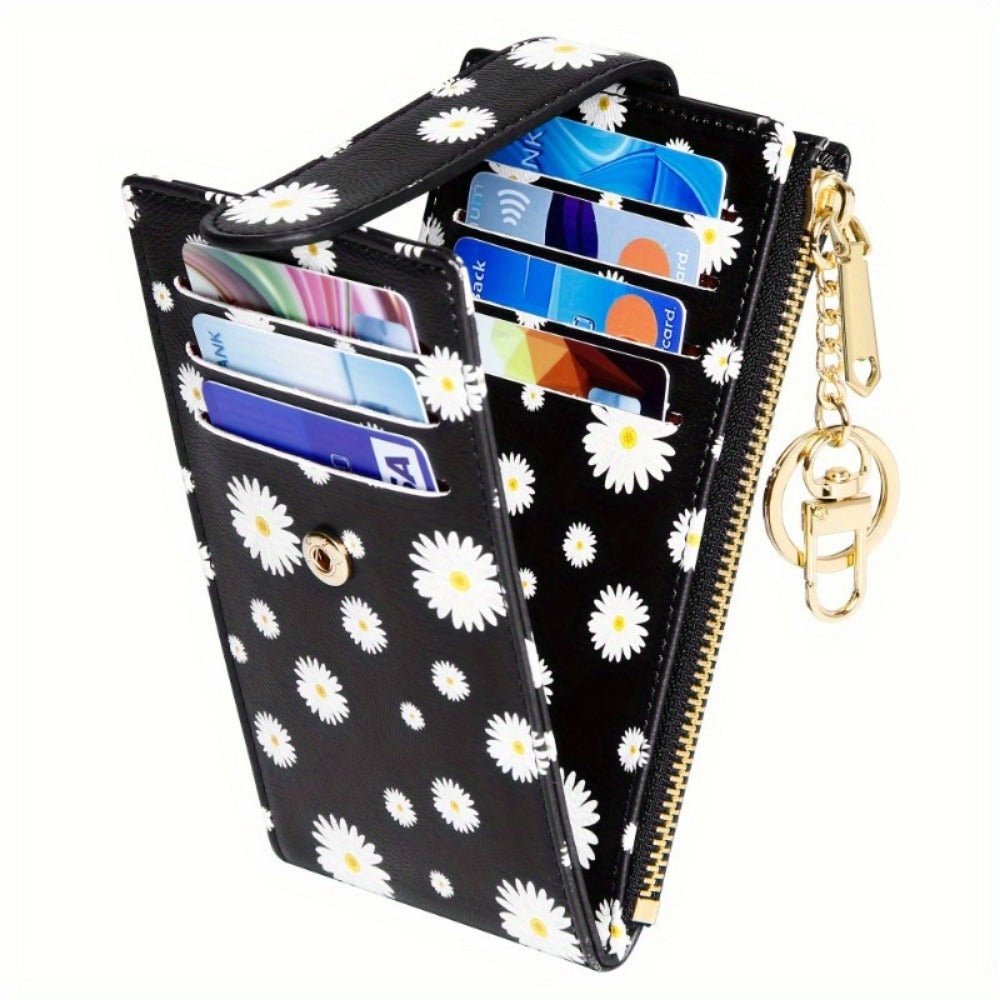 Women's Wallet – Foldable, Rfid Zipper Coin Colorful Mandala – detail view 15