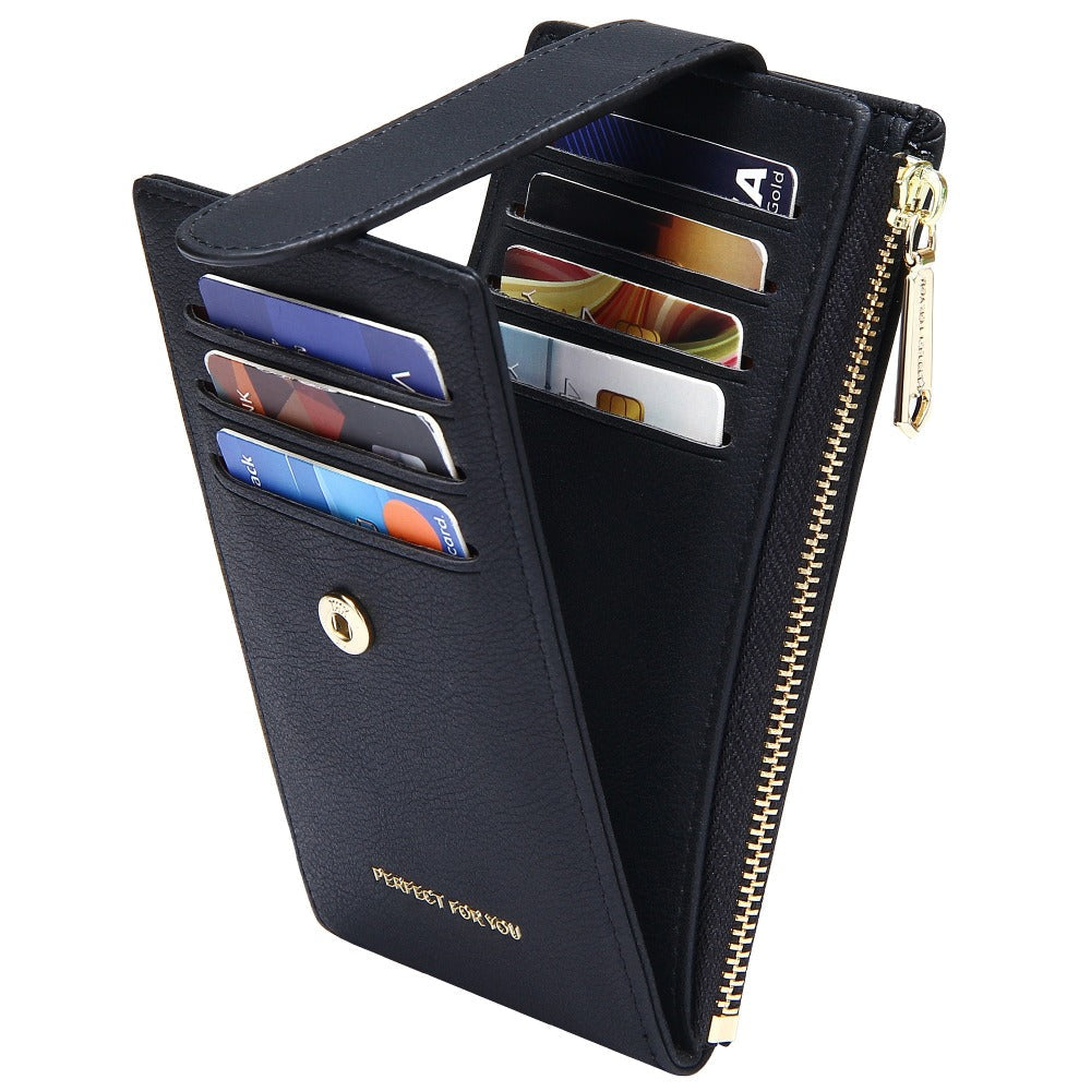 Women's Wallet – Foldable, Rfid Zipper Coin Colorful Mandala – detail view 18