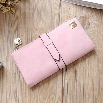 Women's Wallet – Frosted Long Clutch Retro Buckle – detail view 4
