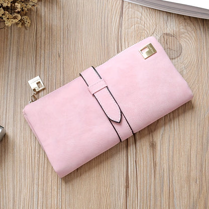 Women's Wallet – Frosted Long Clutch Retro Buckle – detail view 20