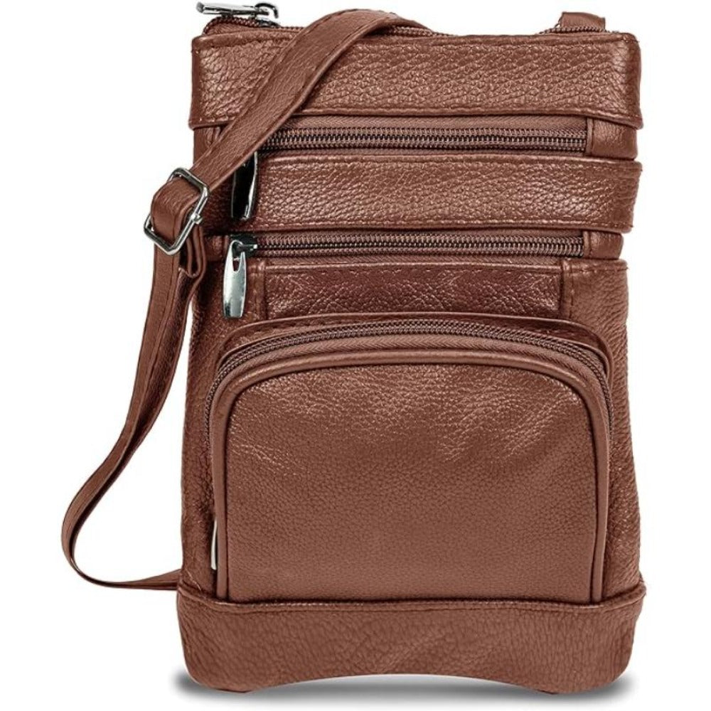 Women's Wallet – Genuine Leather, Multi Pocket, Adjustable Strap – detail view 18