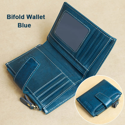 Women's Wallet – 4 Colors, Genuine Leather, RFID Blocking – detail view 27