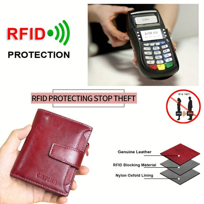 Women's Wallet – 4 Colors, Genuine Leather, RFID Blocking – detail view 7