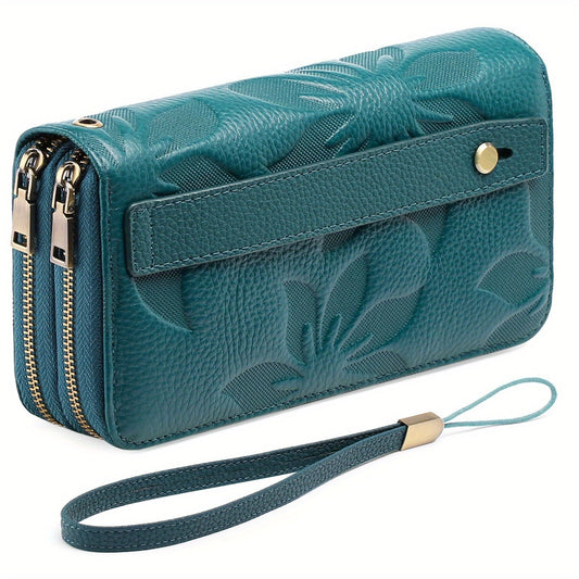 Women's Wallet – Genuine Leather, RFID Blocking, Large Capacity – front view - product view 13