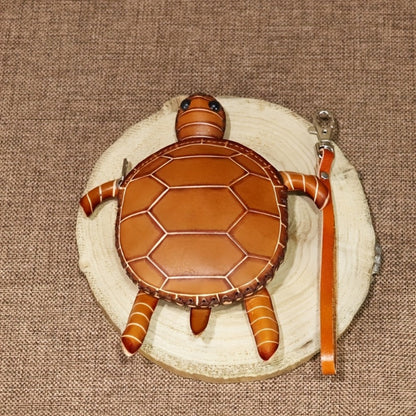 Women's Wallet – Handcrafted Retro Turtle Coin In – detail view 3