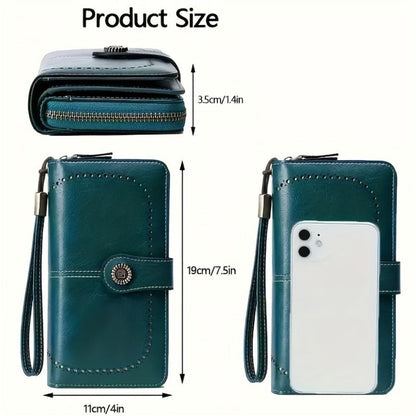 Women's Wallet – Large Capacity, Rfid Wristlet Bowknot Badge Large – detail view 13