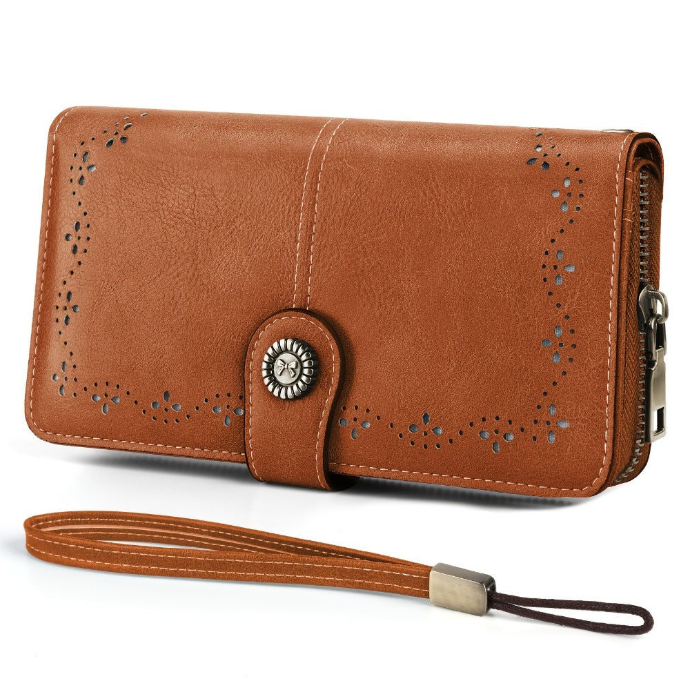 Women's Wallet – Large Capacity, Rfid Wristlet Bowknot Badge Large – detail view 14