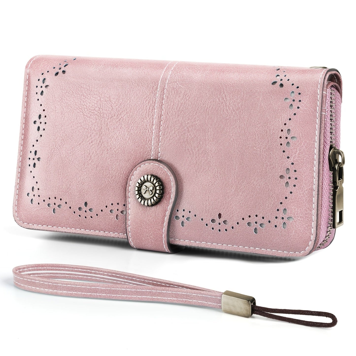 Women's Wallet – Large Capacity, Rfid Wristlet Bowknot Badge Large – detail view 42
