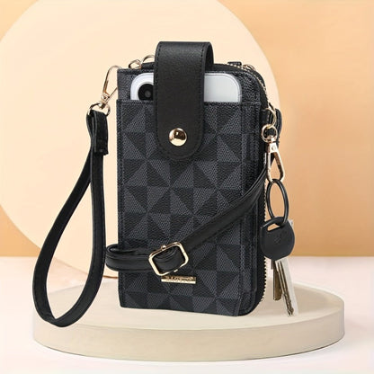 Women's Wallet – Mini, Adjustable Strap, for Everyday Use – front view