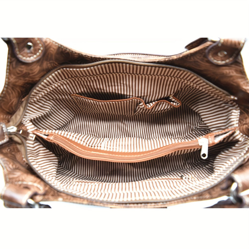 Women's Wallet – Multi-Pocket, Western Cowgirl Rhinestone Studded Set – detail view 13