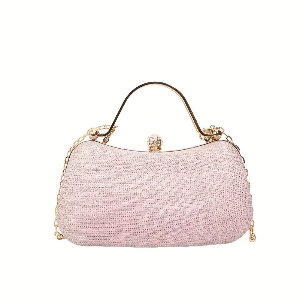 Women's Wallet – Polyester, Shining Beaded Dinner Clutch Elegant – detail view 6