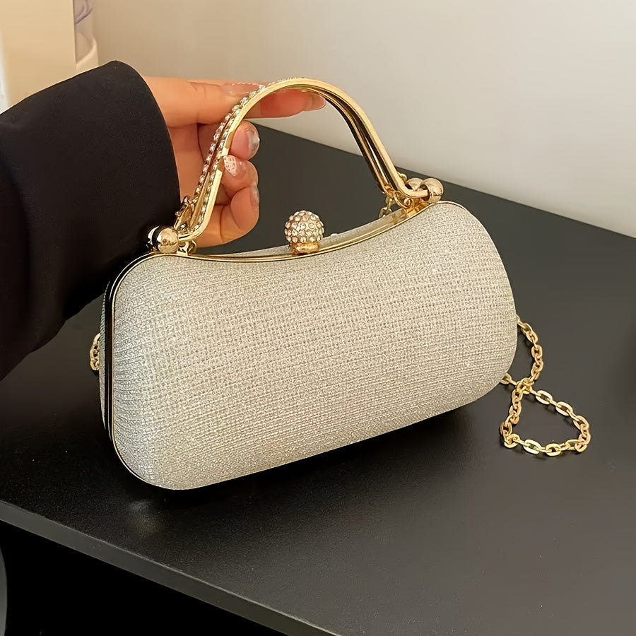 Women's Wallet – Polyester, Shining Beaded Dinner Clutch Elegant – detail view 12