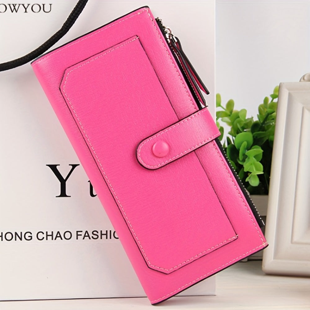 Women's Wallet – PU Leather, Large Capacity – detail view 10