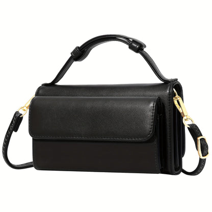 Women's Wallet – 13 Colors, PU Leather, Mini, Adjustable Strap – detail view 3