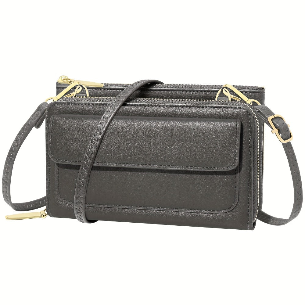 Women's Wallet – 13 Colors, PU Leather, Mini, Adjustable Strap – detail view 12