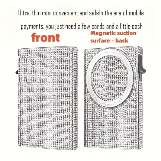 Women's Wallet – RFID Blocking, Rfid Blocking Diamond Pattern Magnetic – detail view 2