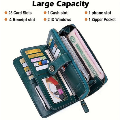Women's Wallet – RFID Blocking, Large Capacity – detail view 28