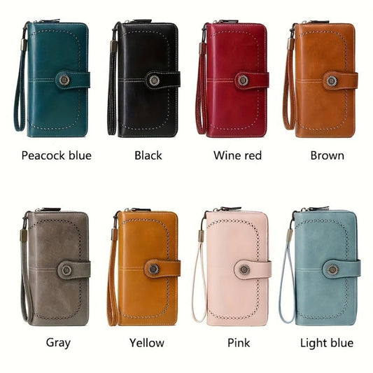 Women's Wallet – RFID Blocking, Large Capacity – front view