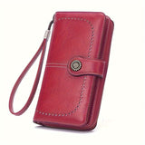 Wine Red - 12 Card Slots