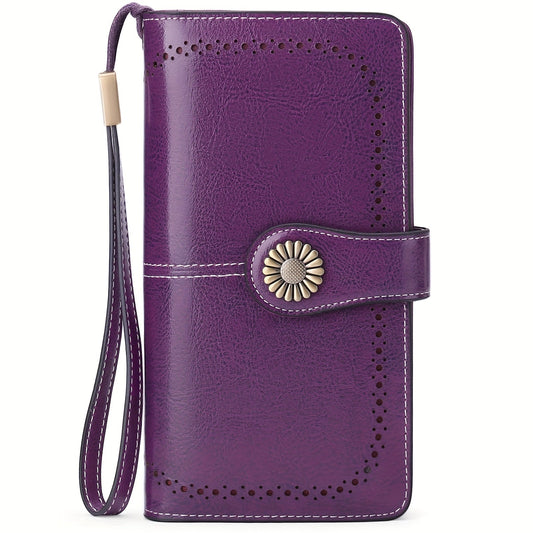 Women's Wallet – RFID Blocking, Large Capacity – front view - product view 15