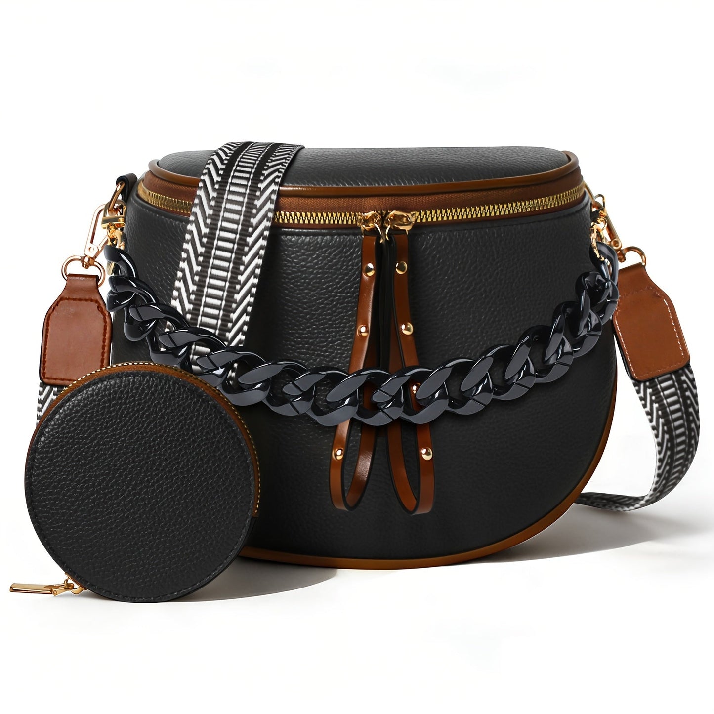 Women's Wallet – for Travel & Everyday Use, Chain Strap Set Adjustable Detachable – detail view 5