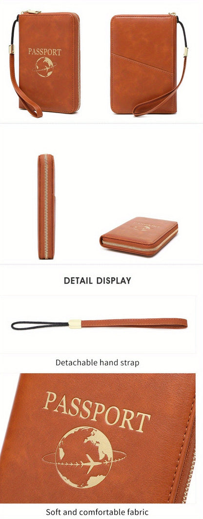 Women's Wallet – for Travel & Everyday Use, Rfid Bifold Zipper Passport Organizer – detail view 18