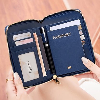 Women's Wallet – for Travel & Everyday Use, Rfid Bifold Zipper Passport Organizer – detail view 4