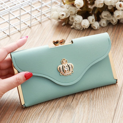 Women's Wallet – Trifold Clutch Rhinestone Crown Luxury – detail view 13