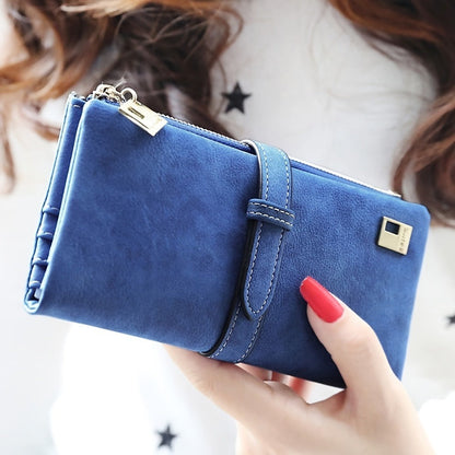 Women's Wallet – Vegan Leather, Vegan Leather Long Solid Color – detail view 8