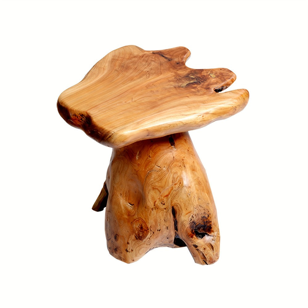 Wood Stool with Side Table for Comfortable Everyday Seating in Living Room detail image - detail view 7